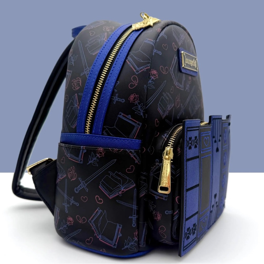 Romantasy Books Loungefly Mini Backpack Books-A-Million Exclusive - Picture 3 of 14